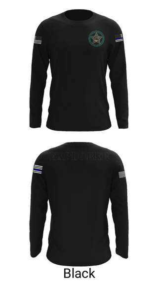 Long Sleeve Performance Shirt, BSO Explorers, Police, Teamtime, Team time, sublimation, custom sports apparel, team uniforms, spirit wear, spiritwear, sports uniforms, custom shirts, team store, custom team store, fundraiser sports, apparel fundraiser