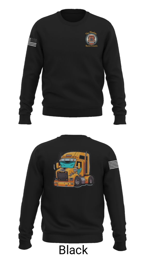 Crew Neck Sweatshirt, Rookies new school, , Teamtime, Team time, sublimation, custom sports apparel, team uniforms, spirit wear, spiritwear, sports uniforms, custom shirts, team store, custom team store, fundraiser sports, apparel fundraiser
