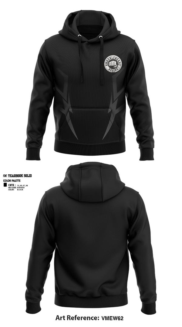Hoodie, KnuckleHeadz Boxing, , Teamtime, Team time, sublimation, custom sports apparel, team uniforms, spirit wear, spiritwear, sports uniforms, custom shirts, team store, custom team store, fundraiser sports, apparel fundraiser