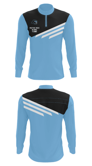 Quarter Zip Jacket, Paetow High School Tennis, Tennis, Teamtime, Team time, sublimation, custom sports apparel, team uniforms, spirit wear, spiritwear, sports uniforms, custom shirts, team store, custom team store, fundraiser sports, apparel fundraiser