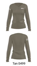 TF3 5812668 Women's Long Sleeve V-neck Shirt - 77