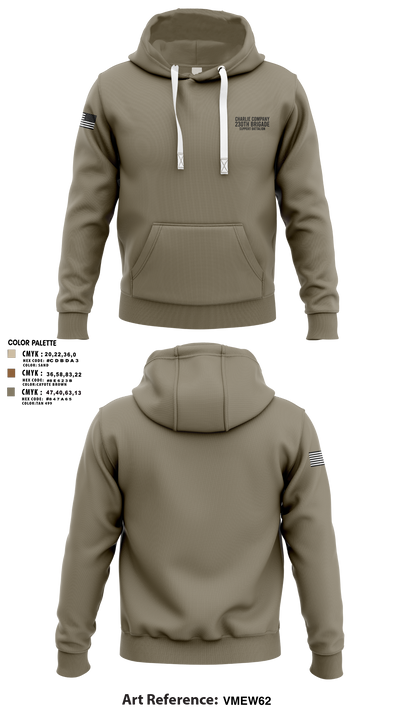 Charlie Company 230th Brigade Support Battalion Hoodie - 3