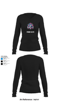 PERRO ELITE 19427990 Women's Long Sleeve V-neck Shirt - 34