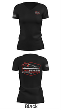 J&M BROTHERS 14644357 Women's Short Sleeve V-neck Shirt - 38