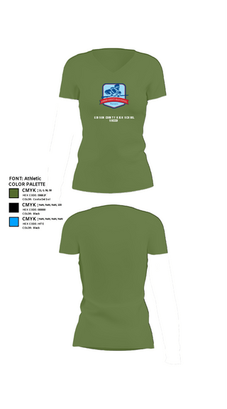 Womens Short Sleeve Vneck Shirt, Gibson County High School Soccer, Women's Soccer, Teamtime, Team time, sublimation, custom sports apparel, team uniforms, spirit wear, spiritwear, sports uniforms, custom shirts, team store, custom team store, fundraiser sports, apparel fundraiser