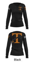 Tecumseh indian 9486398 Women's Long Sleeve V-neck Shirt -1 35
