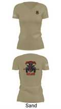 1st Cav 3rd BEB ACO “Outlaw” 26050873 Women's Short Sleeve V-neck Shirt - 88