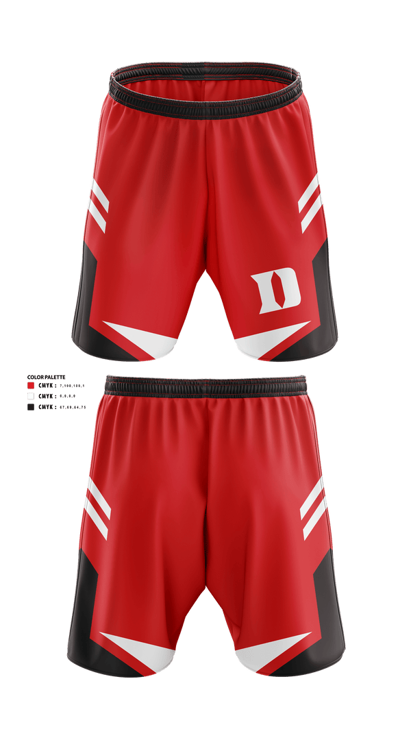 Athletic Shorts With Pockets, Duke High School Golf, Golf, Teamtime, Team time, sublimation, custom sports apparel, team uniforms, spirit wear, spiritwear, sports uniforms, custom shirts, team store, custom team store, fundraiser sports, apparel fundraiser