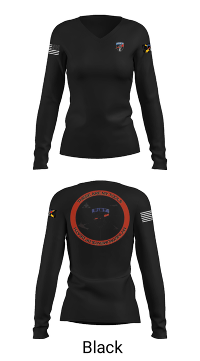 FiST 23461966 Women's Long Sleeve V-neck Shirt - 37