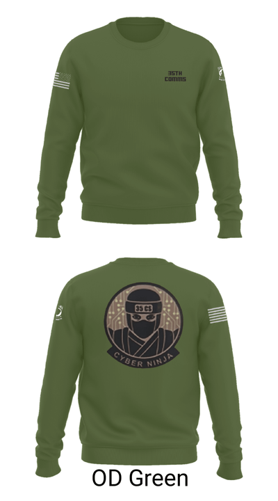 35th COMMS 55833668 Crew Neck Sweatshirt - 45