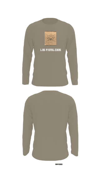 Long Sleeve Performance Shirt, Los Pistoleros, Army, Teamtime, Team time, sublimation, custom sports apparel, team uniforms, spirit wear, spiritwear, sports uniforms, custom shirts, team store, custom team store, fundraiser sports, apparel fundraiser