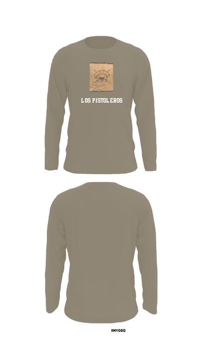 Los Pistoleros 43095637 Long Sleeve Performance Shirt - 72