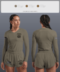 238 Th 52245762 Women's Long Sleeve V-neck Shirt - 1