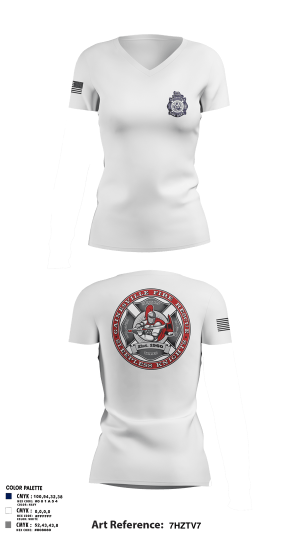 Womens Short Sleeve Vneck Shirt, GFR Station 3, Fire Department, Teamtime, Team time, sublimation, custom sports apparel, team uniforms, spirit wear, spiritwear, sports uniforms, custom shirts, team store, custom team store, fundraiser sports, apparel fundraiser