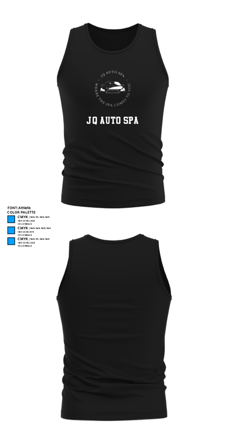 Tank Top, JQ Auto Spa, , Teamtime, Team time, sublimation, custom sports apparel, team uniforms, spirit wear, spiritwear, sports uniforms, custom shirts, team store, custom team store, fundraiser sports, apparel fundraiser