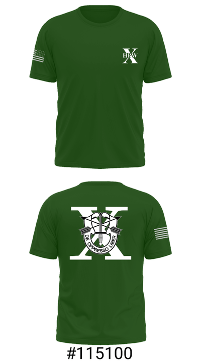 10th Special Forces HPW 55640979 Short Sleeve Performance Shirt - 19