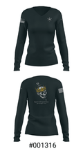 8th esb 47702215 Women's Long Sleeve V-neck Shirt - 7