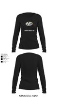 Sandwip society USA 25979511 Women's Long Sleeve V-neck Shirt - 10
