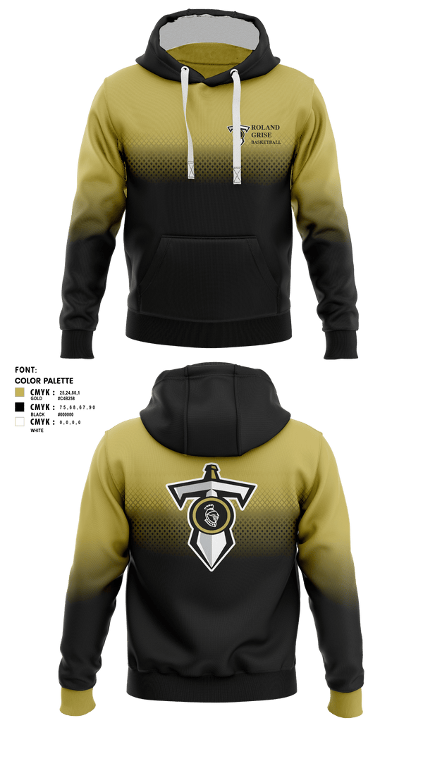 Hoodie, Roland Grise Athletics, Spirit Store, Teamtime, Team time, sublimation, custom sports apparel, team uniforms, spirit wear, spiritwear, sports uniforms, custom shirts, team store, custom team store, fundraiser sports, apparel fundraiser