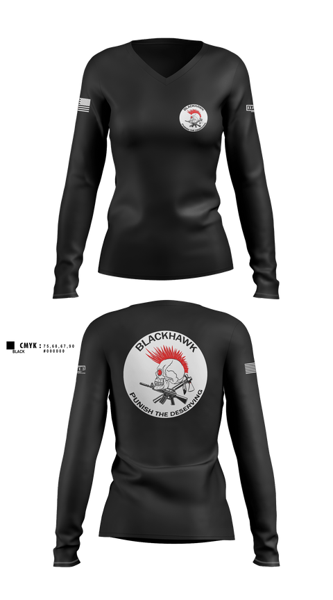 Women's Long Sleeve Vneck Shirt, 1-23, Army, Teamtime, Team time, sublimation, custom sports apparel, team uniforms, spirit wear, spiritwear, sports uniforms, custom shirts, team store, custom team store, fundraiser sports, apparel fundraiser