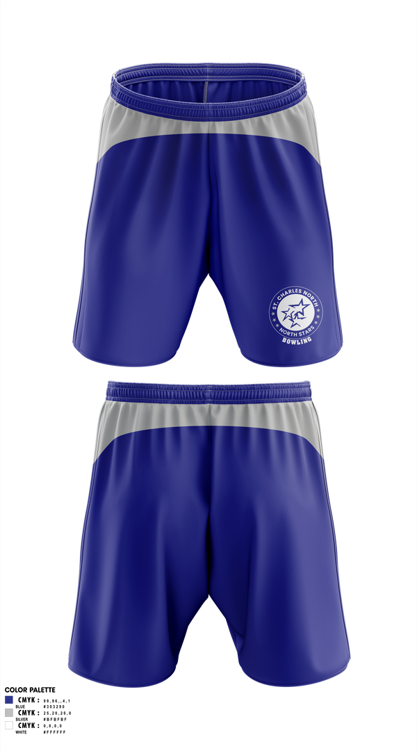 Athletic Shorts With Pockets, St Charles North High School Bowling, Bowling, Teamtime, Team time, sublimation, custom sports apparel, team uniforms, spirit wear, spiritwear, sports uniforms, custom shirts, team store, custom team store, fundraiser sports, apparel fundraiser
