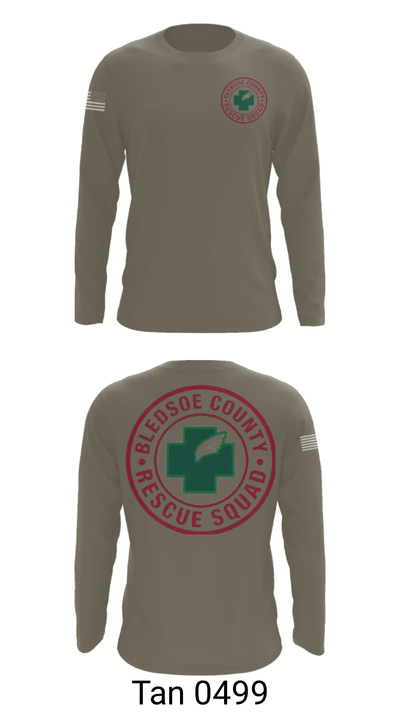 Bledsoe County Rescue Squad 83913637 Long Sleeve Performance Shirt - 66