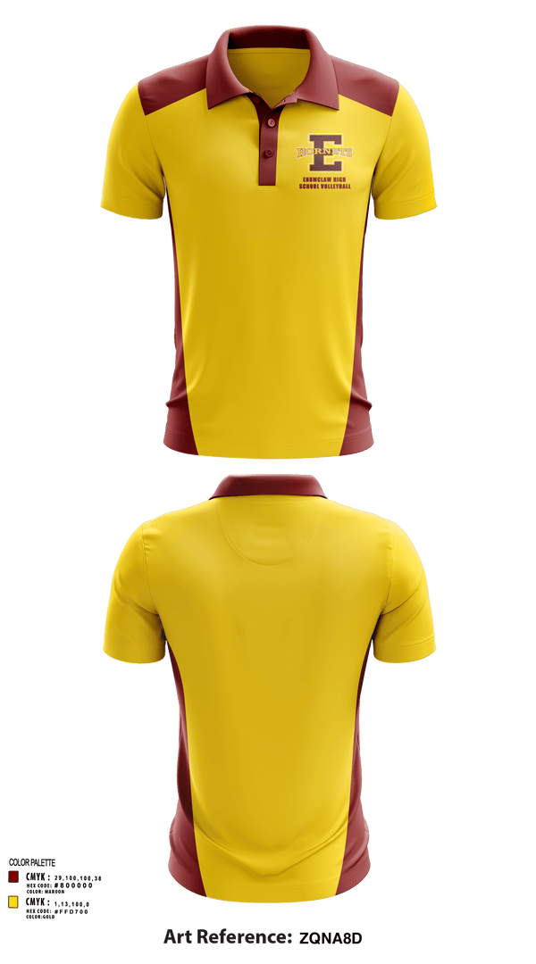 Short Sleeve Performance Polo, Enumclaw High School Volleyball, Women's Volleyball, Teamtime, Team time, sublimation, custom sports apparel, team uniforms, spirit wear, spiritwear, sports uniforms, custom shirts, team store, custom team store, fundraiser sports, apparel fundraiser