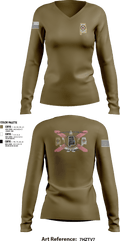 Narco Nook 16908383 Women's Long Sleeve V-neck Shirt - 10