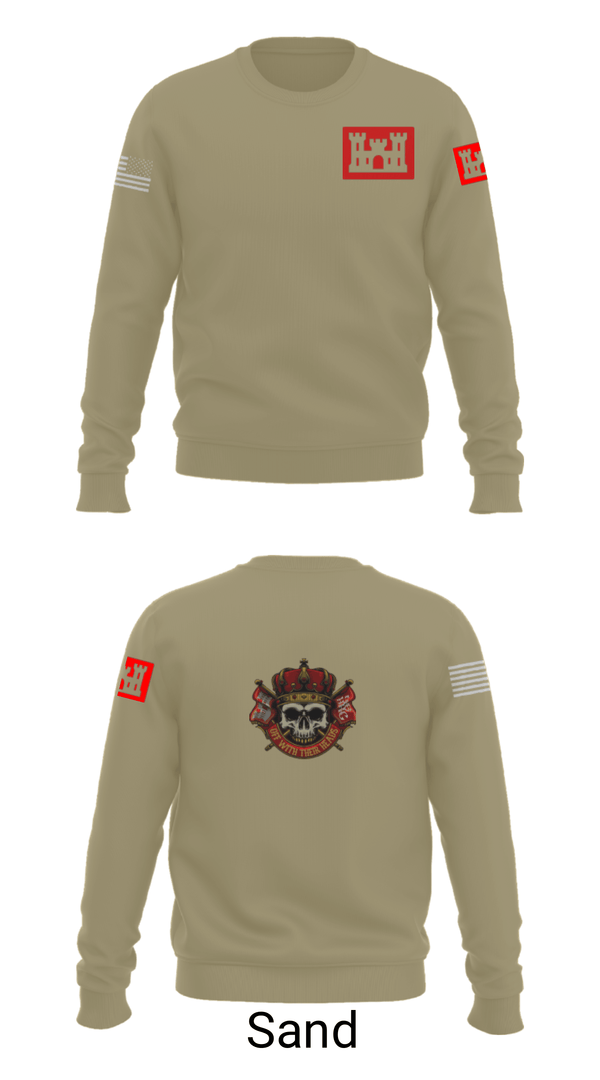 Crew Neck Sweatshirt, Overlords, Army, Teamtime, Team time, sublimation, custom sports apparel, team uniforms, spirit wear, spiritwear, sports uniforms, custom shirts, team store, custom team store, fundraiser sports, apparel fundraiser