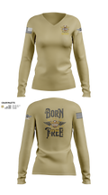 HDCI east coast 12076513 Women's Long Sleeve V-neck Shirt - 1