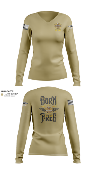 Womens Long Sleeve Vneck Shirt, HDCI east coast, , Teamtime, Team time, sublimation, custom sports apparel, team uniforms, spirit wear, spiritwear, sports uniforms, custom shirts, team store, custom team store, fundraiser sports, apparel fundraiser