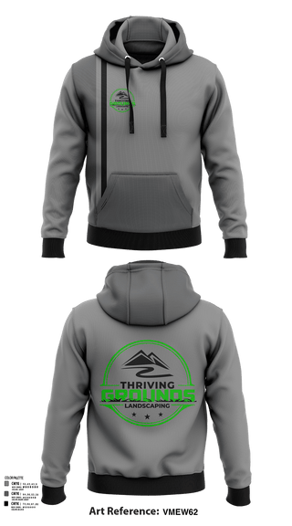 Hoodie, Thriving Grounds Landscaping, , Teamtime, Team time, sublimation, custom sports apparel, team uniforms, spirit wear, spiritwear, sports uniforms, custom shirts, team store, custom team store, fundraiser sports, apparel fundraiser