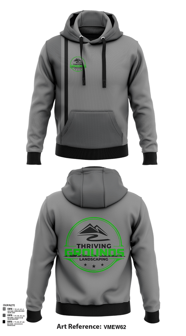 Hoodie, Thriving Grounds Landscaping, , Teamtime, Team time, sublimation, custom sports apparel, team uniforms, spirit wear, spiritwear, sports uniforms, custom shirts, team store, custom team store, fundraiser sports, apparel fundraiser