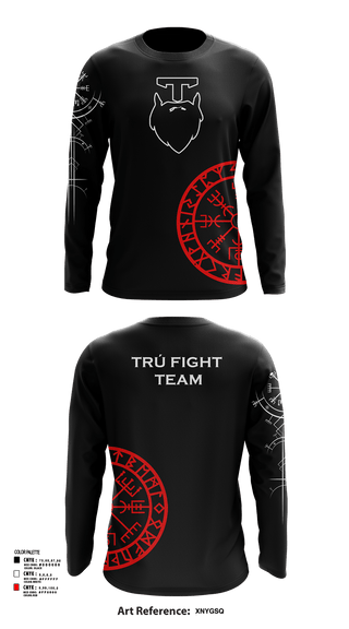 Long Sleeve Rash Guard Shirt, Trú Fight Team, Spirit Store, Teamtime, Team time, sublimation, custom sports apparel, team uniforms, spirit wear, spiritwear, sports uniforms, custom shirts, team store, custom team store, fundraiser sports, apparel fundraiser