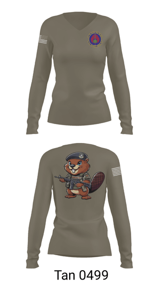 Women's Long Sleeve Vneck Shirt, 315th SFS, Air Force, Teamtime, Team time, sublimation, custom sports apparel, team uniforms, spirit wear, spiritwear, sports uniforms, custom shirts, team store, custom team store, fundraiser sports, apparel fundraiser