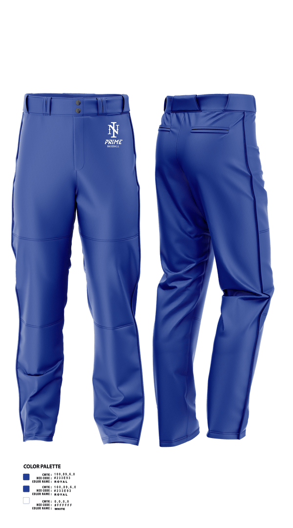 Baseball Pants, Ninth Inning Prime Baseball, Baseball, Teamtime, Team time, sublimation, custom sports apparel, team uniforms, spirit wear, spiritwear, sports uniforms, custom shirts, team store, custom team store, fundraiser sports, apparel fundraiser