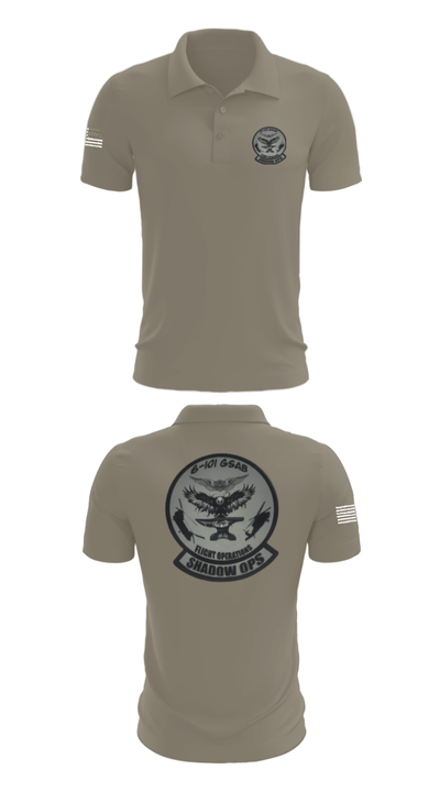 Iron Eagle Shadow Ops 36394126 Short Sleeve Performance Polo - 67