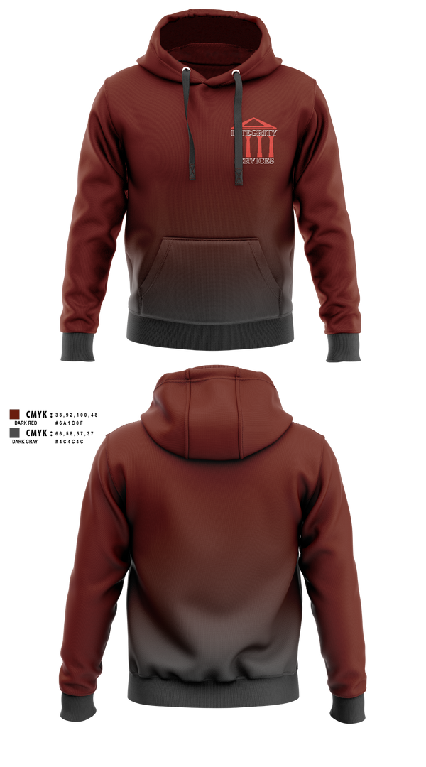 Hoodie, Integrity Services, , Teamtime, Team time, sublimation, custom sports apparel, team uniforms, spirit wear, spiritwear, sports uniforms, custom shirts, team store, custom team store, fundraiser sports, apparel fundraiser