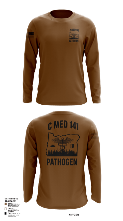 C MED 141 64606356 Long Sleeve Performance Shirt - 121