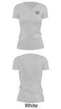 Wayland Union High School Cheer 31042375 Women's Short Sleeve V-neck Shirt - 19