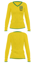 San Mateo Youth Softball Association 93293727 Women's Long Sleeve V-neck Shirt - 32