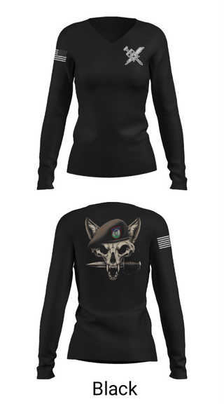 Women's Long Sleeve Vneck Shirt, 82EASOS, Air Force, Teamtime, Team time, sublimation, custom sports apparel, team uniforms, spirit wear, spiritwear, sports uniforms, custom shirts, team store, custom team store, fundraiser sports, apparel fundraiser