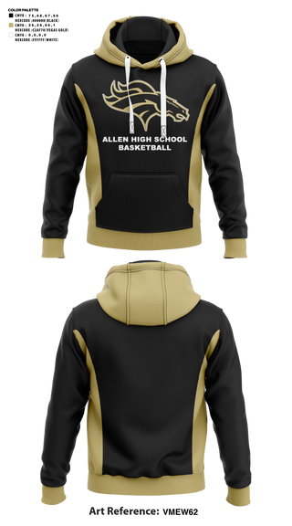 Hoodie, Allen High School Basketball, Women's Basketball, Teamtime, Team time, sublimation, custom sports apparel, team uniforms, spirit wear, spiritwear, sports uniforms, custom shirts, team store, custom team store, fundraiser sports, apparel fundraiser