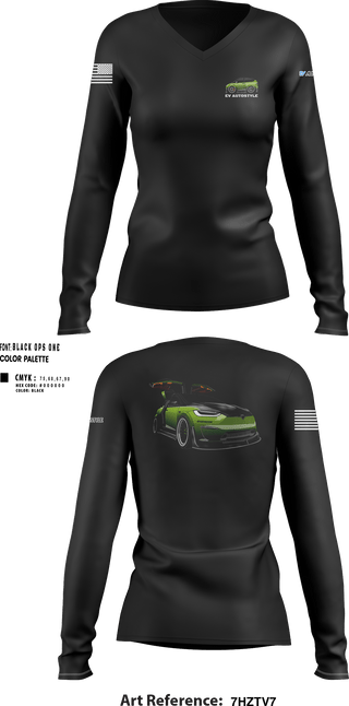 Womens Long Sleeve Vneck Shirt, EV Autostyle, Baseball, Teamtime, Team time, sublimation, custom sports apparel, team uniforms, spirit wear, spiritwear, sports uniforms, custom shirts, team store, custom team store, fundraiser sports, apparel fundraiser