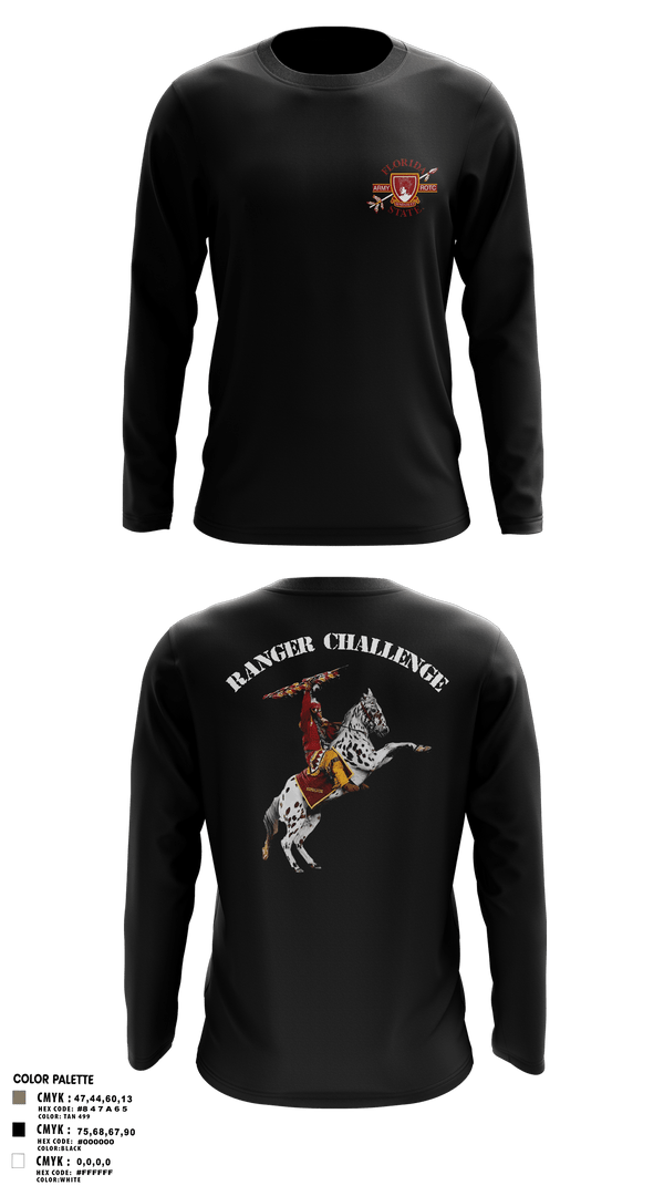 Long Sleeve Performance Polo, FSU ROTC, Army, Teamtime, Team time, sublimation, custom sports apparel, team uniforms, spirit wear, spiritwear, sports uniforms, custom shirts, team store, custom team store, fundraiser sports, apparel fundraiser