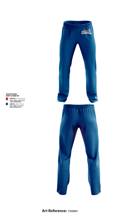 Sweatpants, Arcadia Little League Baseball, Baseball, Teamtime, Team time, sublimation, custom sports apparel, team uniforms, spirit wear, spiritwear, sports uniforms, custom shirts, team store, custom team store, fundraiser sports, apparel fundraiser