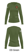 464 infantry 33757917 Women's Long Sleeve V-neck Shirt - 31