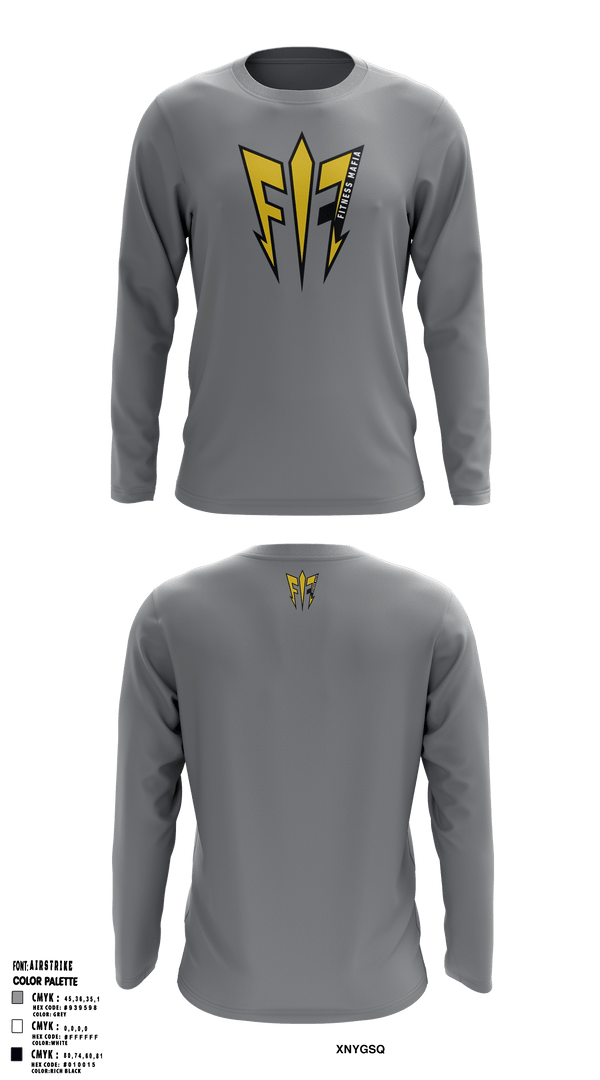 Long Sleeve Performance Shirt, Fitness Mafia, Spirit Store, Teamtime, Team time, sublimation, custom sports apparel, team uniforms, spirit wear, spiritwear, sports uniforms, custom shirts, team store, custom team store, fundraiser sports, apparel fundraiser