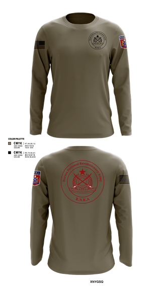 Long Sleeve Performance Shirt, B.N.R.A, Army, Teamtime, Team time, sublimation, custom sports apparel, team uniforms, spirit wear, spiritwear, sports uniforms, custom shirts, team store, custom team store, fundraiser sports, apparel fundraiser