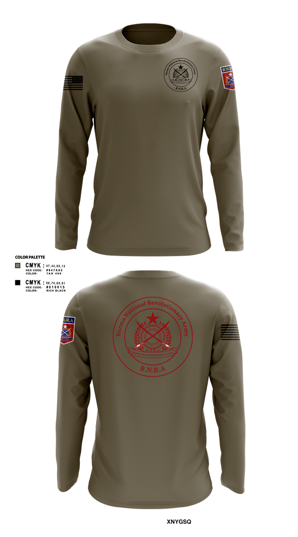 Long Sleeve Performance Shirt, B.N.R.A, Army, Teamtime, Team time, sublimation, custom sports apparel, team uniforms, spirit wear, spiritwear, sports uniforms, custom shirts, team store, custom team store, fundraiser sports, apparel fundraiser